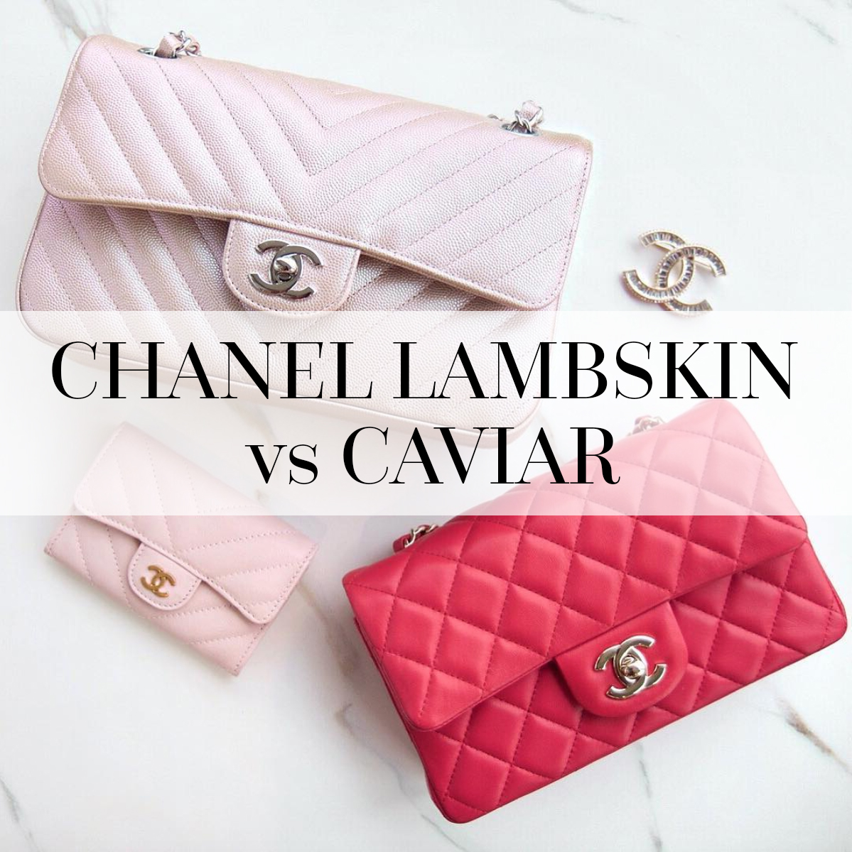 CHANEL SLG comparison l what fits in the mini o case & zipped coin