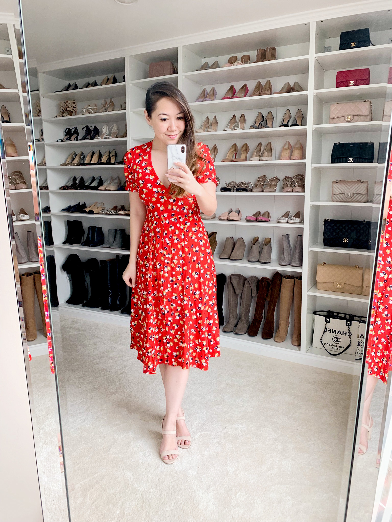 Revolve red sales polka dot dress